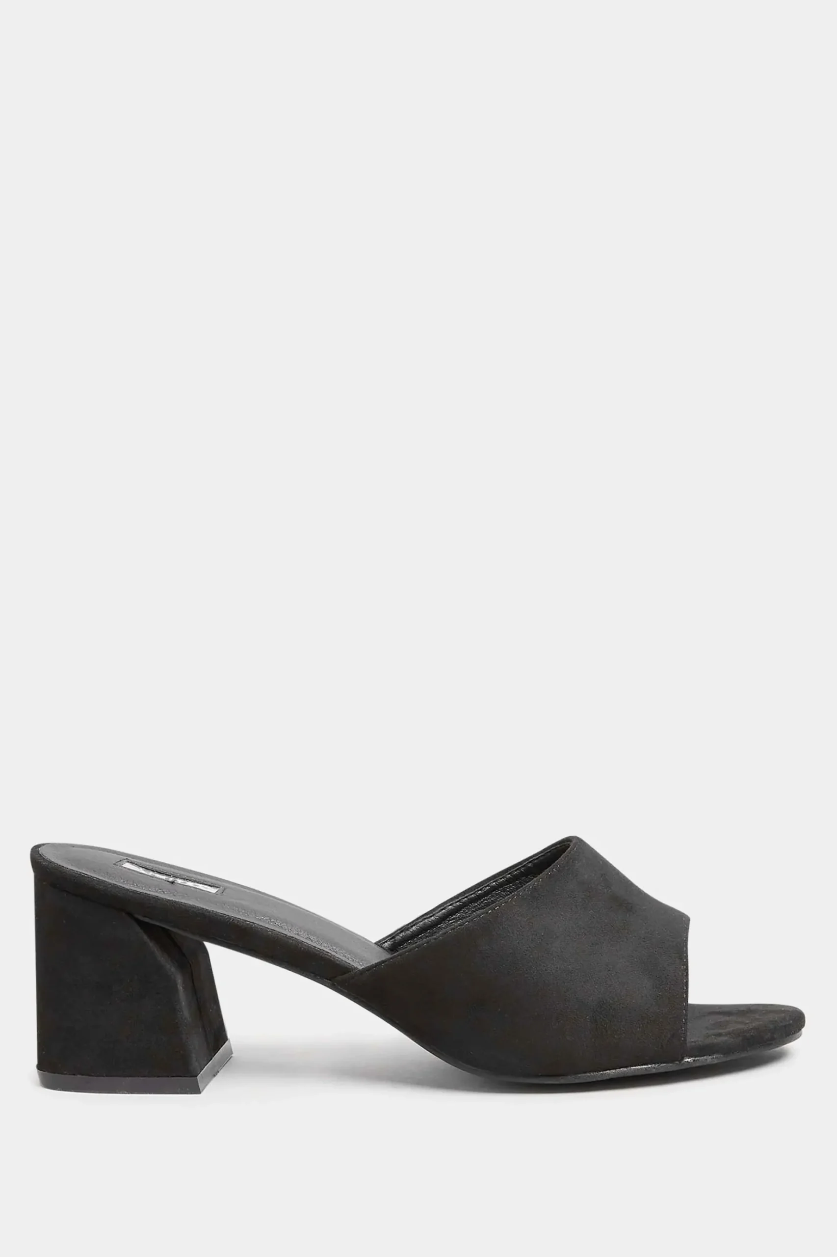 Limited Collection Limited Collection Black Cut Out Block Heel Sandals In Wide E Fit & Extra Wide Eee Fit