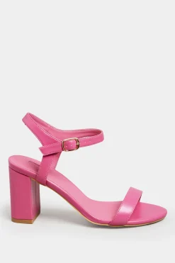 Limited Collection Limited Collection Pink Block Heel Sandal In Wide E Fit & Extra Wide Fit