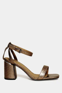 Limited Collection Limited Collection Brown Snake Print 2 Part Block Heel Sandals In Wide E Fit & Extra Wide Eee Fit
