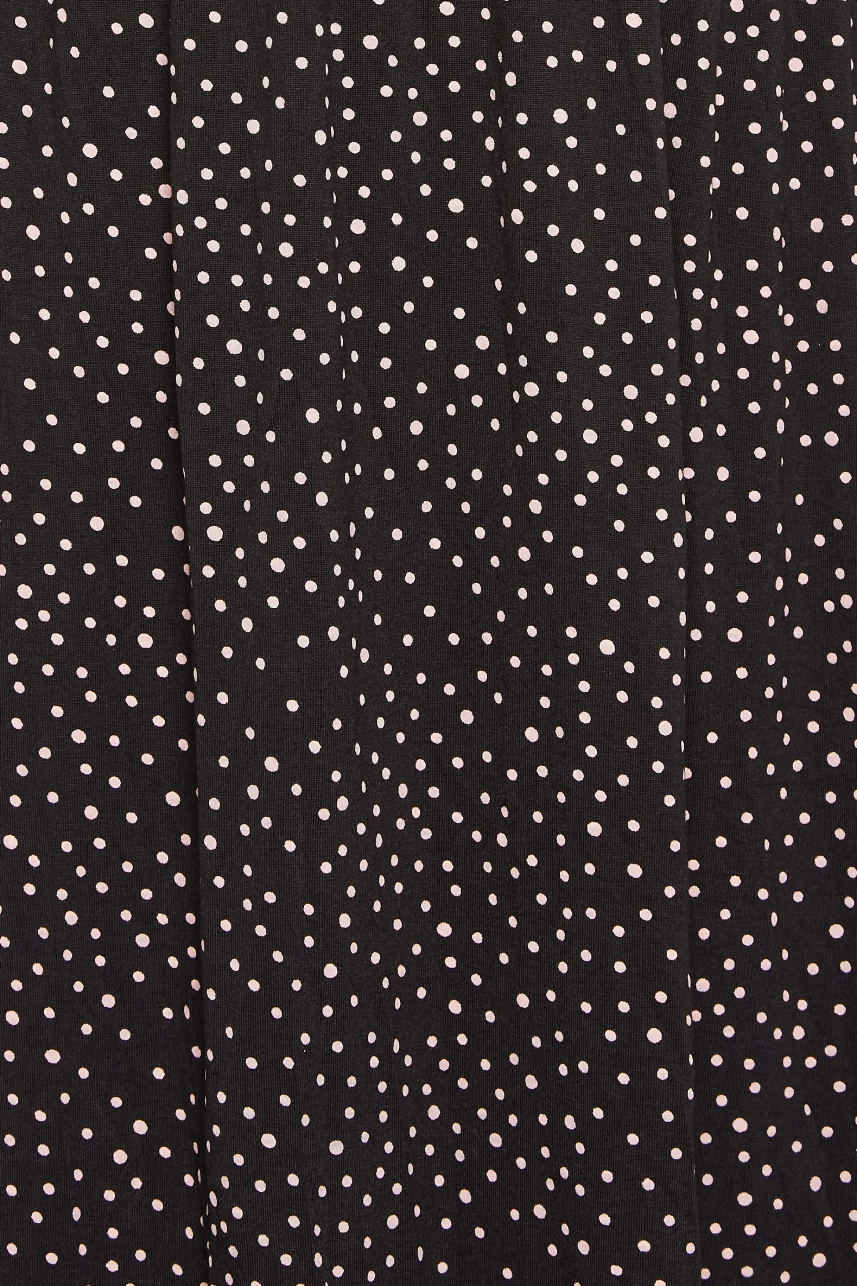 M&Co Petites M&Co Petite Black Spot Print Midi Dress