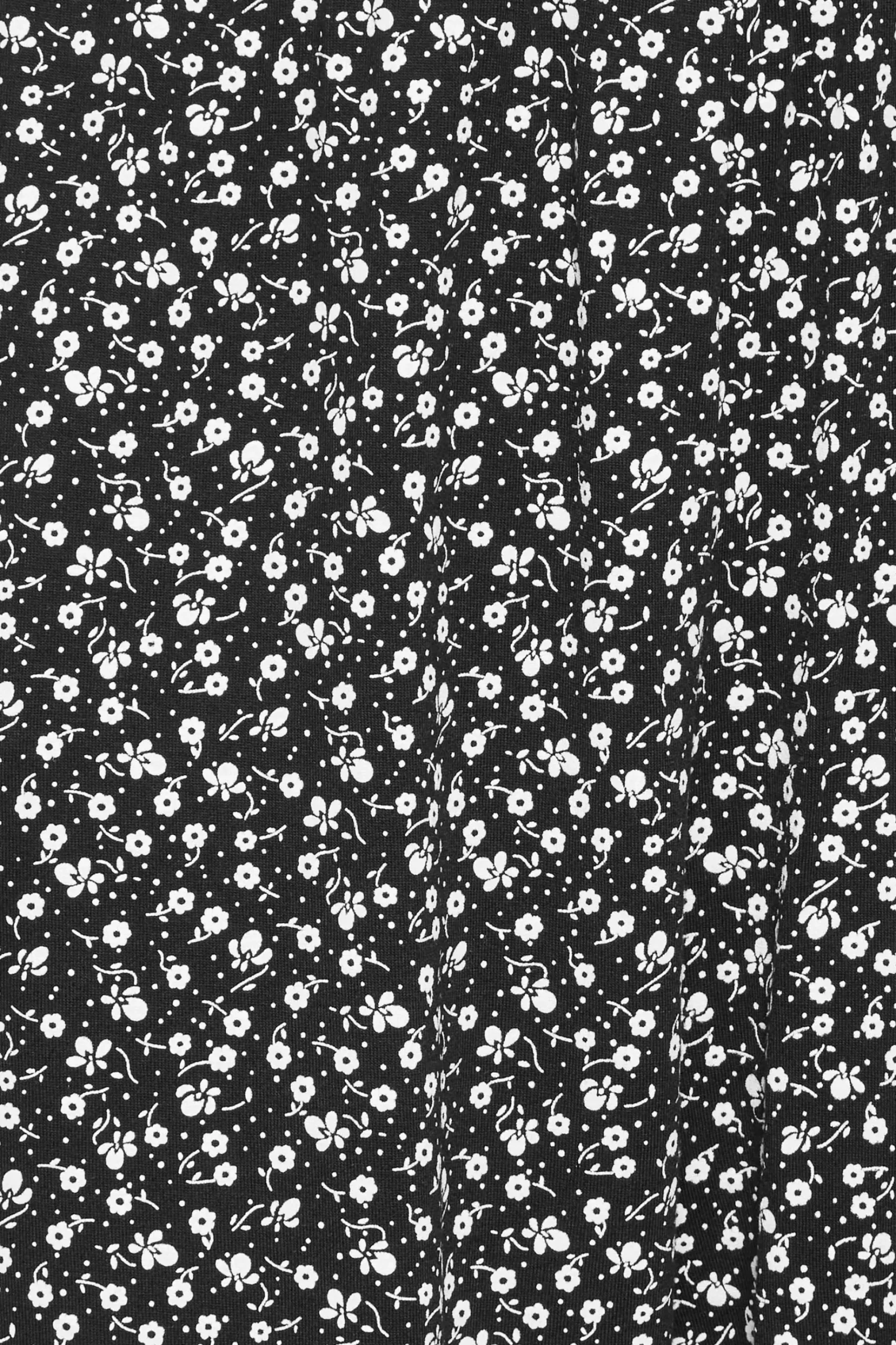 M&Co Petites M&Co Petite Black Ditsy Floral Print Harem Trousers