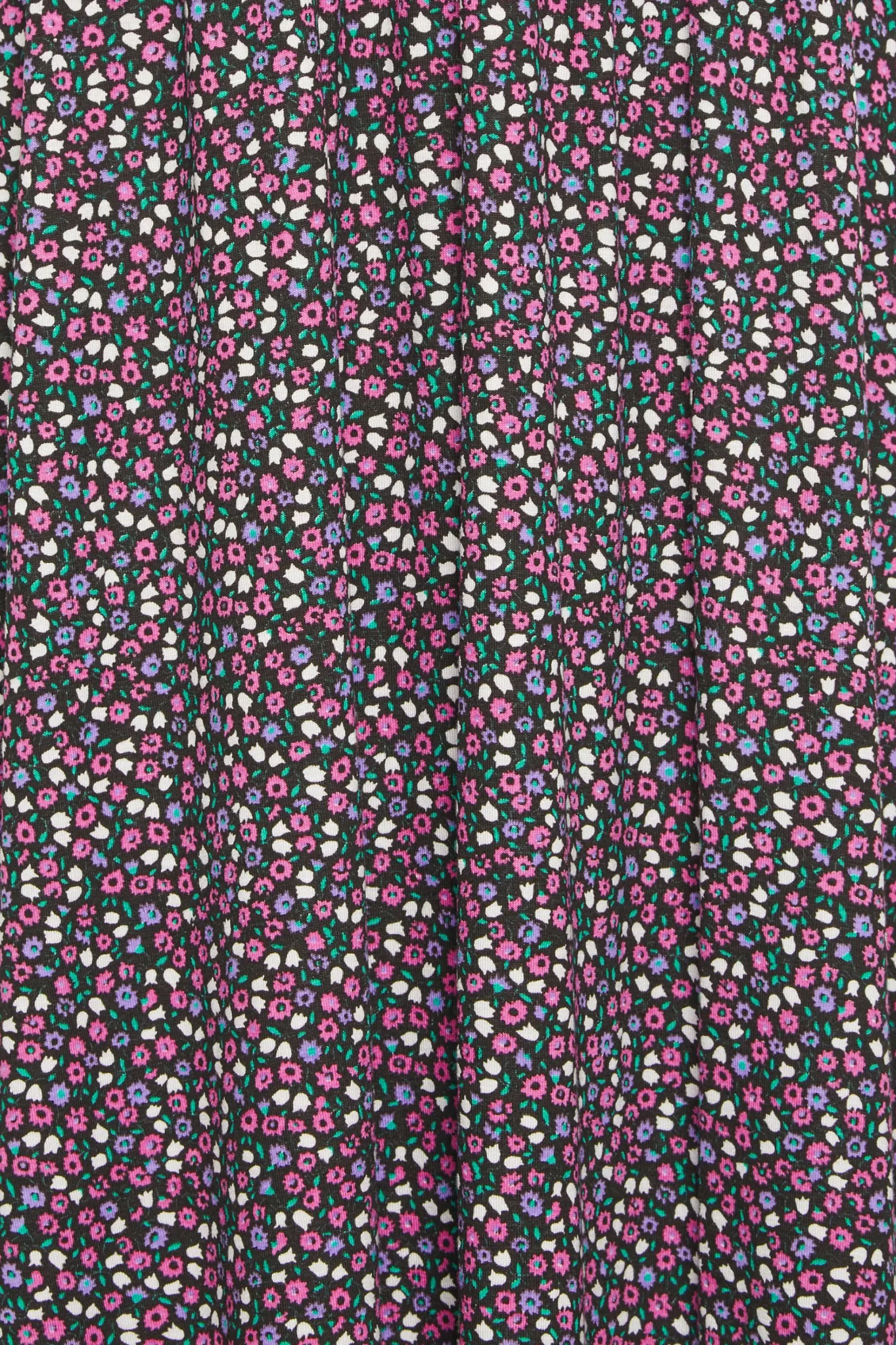 M&Co Petites M&Co Petite Purple Ditsy Floral Print Dress