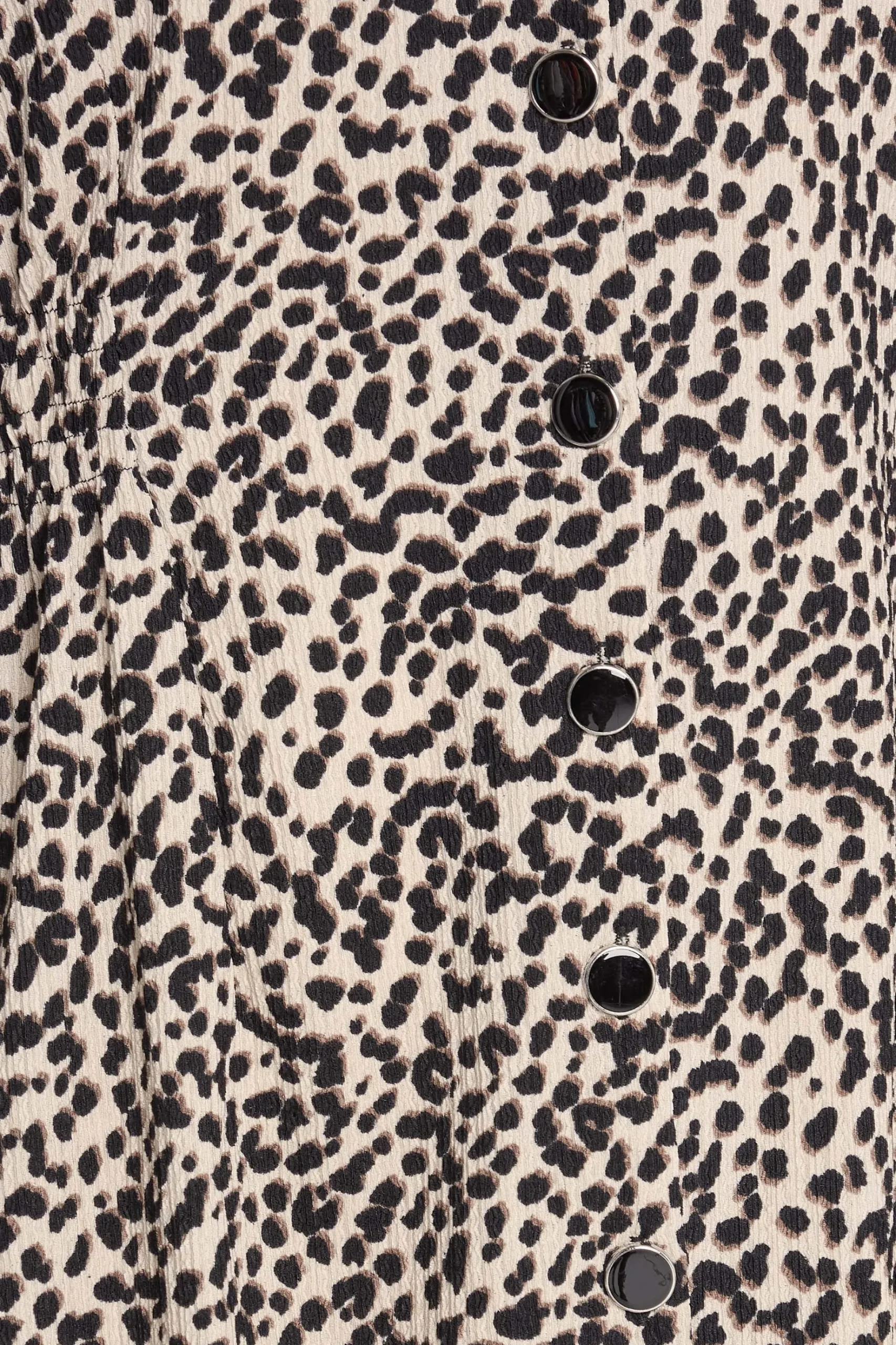 M&Co Womens M&Co Beige Brown Leopard Print Button Through Midaxi Dress