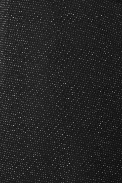 M&Co Womens M&Co Black & Silver Shimmer Bell Sleeve Dress