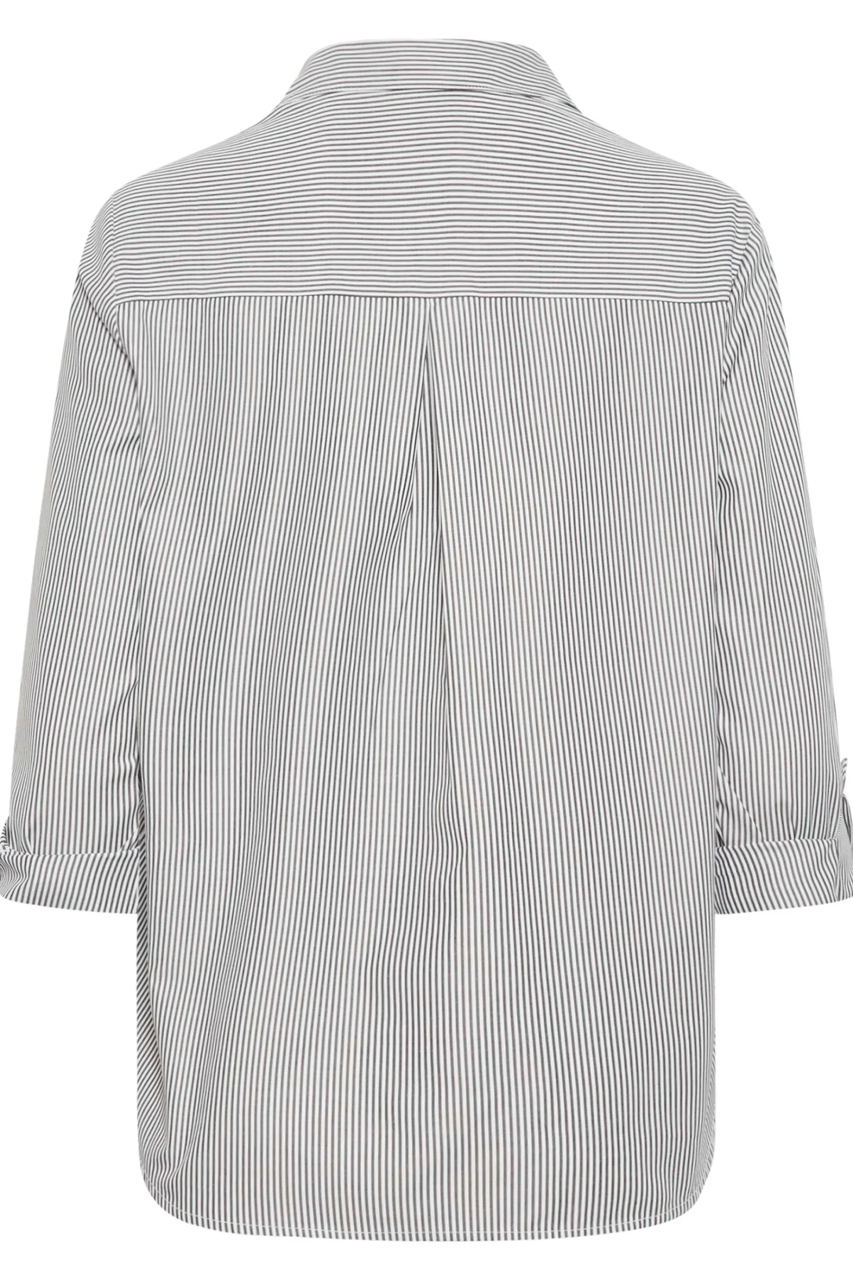 M&Co Womens M&Co Black & White Striped Shirt