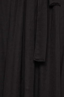 M&Co Womens M&Co Black Button Through Collared Midaxi Dress