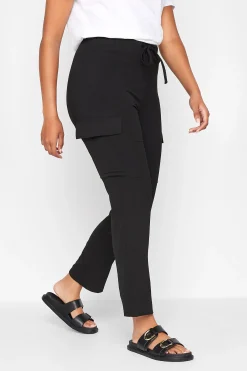 M&Co Womens M&Co Black Cargo Slim Leg Trousers