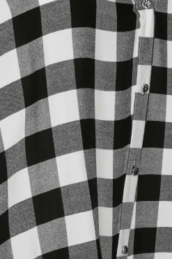 M&Co Womens M&Co Black Check Print Shirt