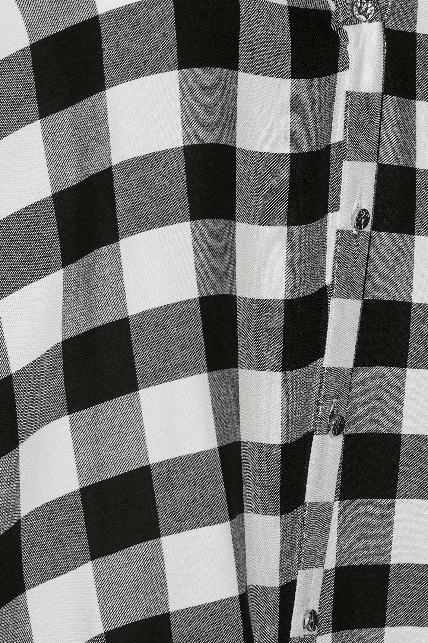 M&Co Womens M&Co Black Check Print Shirt