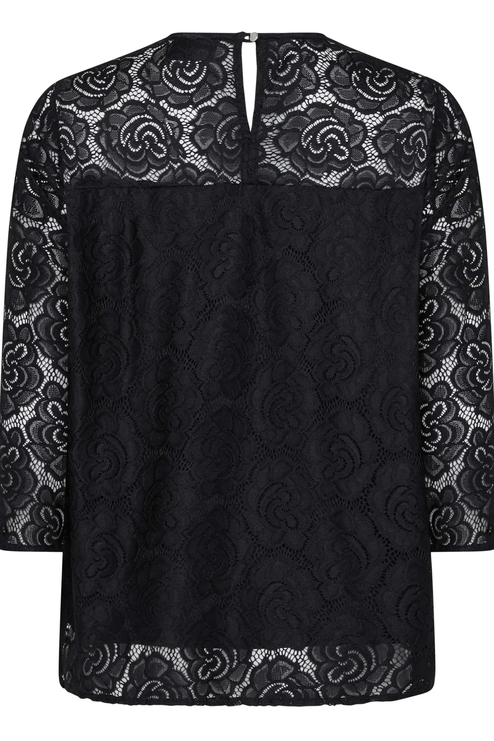 M&Co Womens M&Co Black Floral Lace Blouse