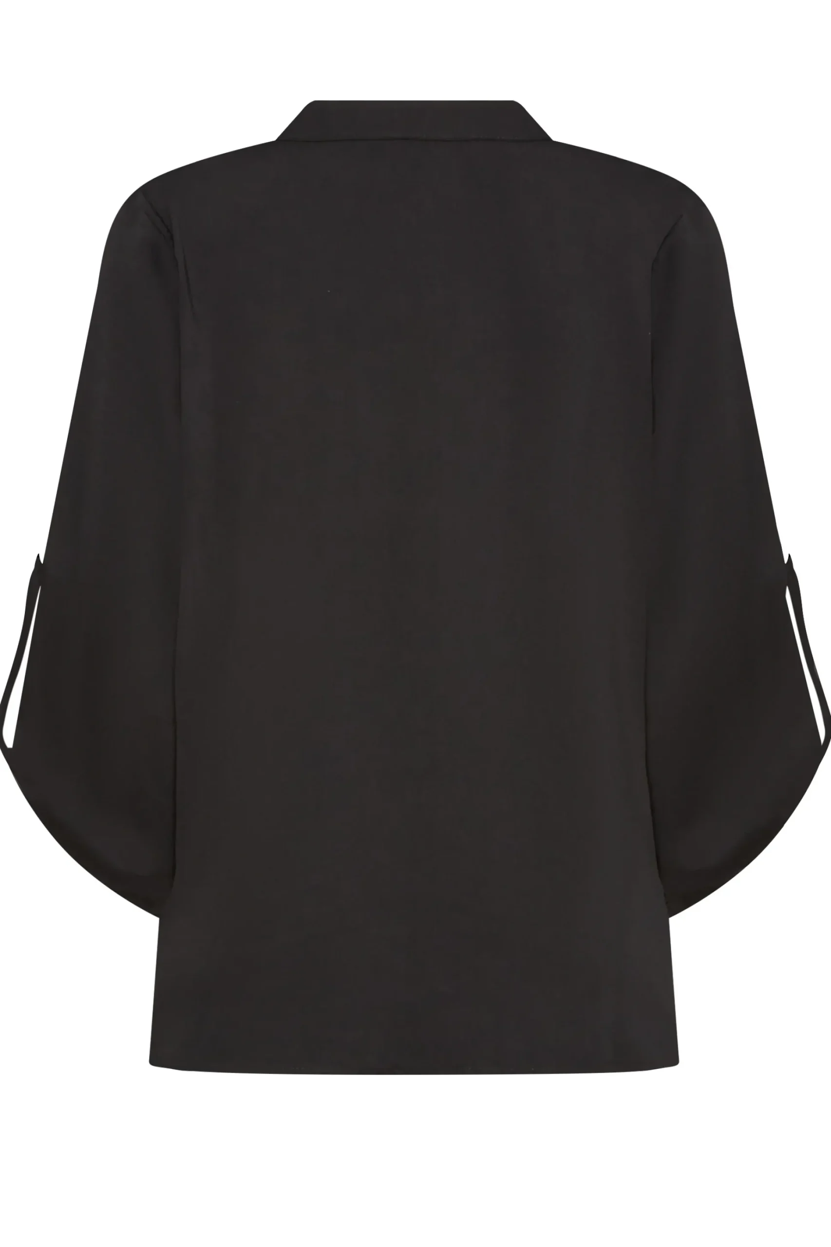 M&Co Womens M&Co Black Gold Statement Button Tab Sleeve Shirt