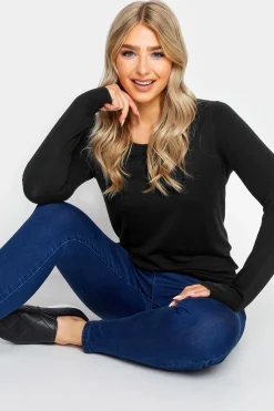 M&Co Womens M&Co Black Long Sleeve Knit Jumper