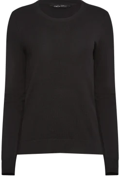 M&Co Womens M&Co Black Long Sleeve Knit Jumper