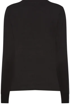 M&Co Womens M&Co Black Long Sleeve Knit Jumper