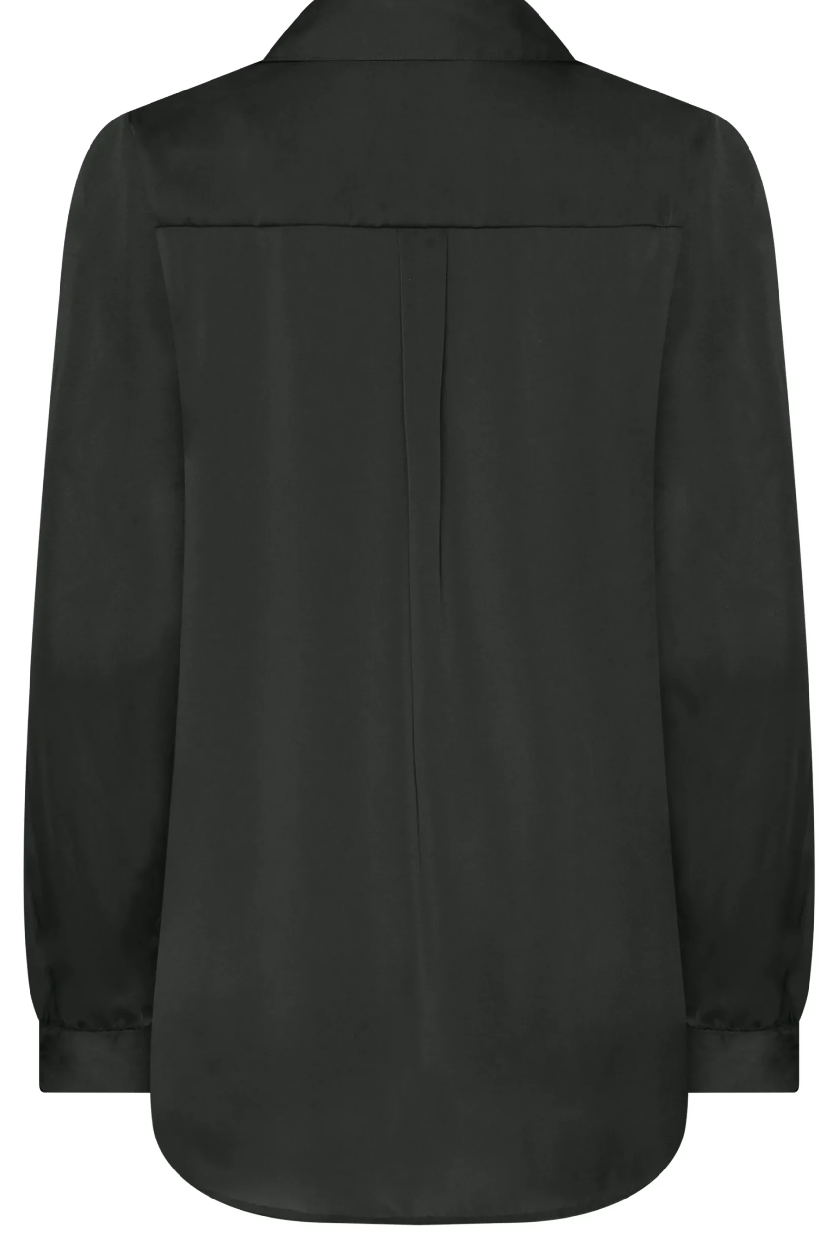 M&Co Womens M&Co Black Satin Button Through Shirt