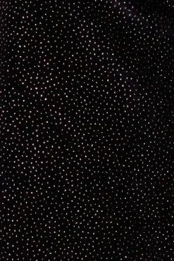 M&Co Womens M&Co Black Sequin Keyhole Mini Dress