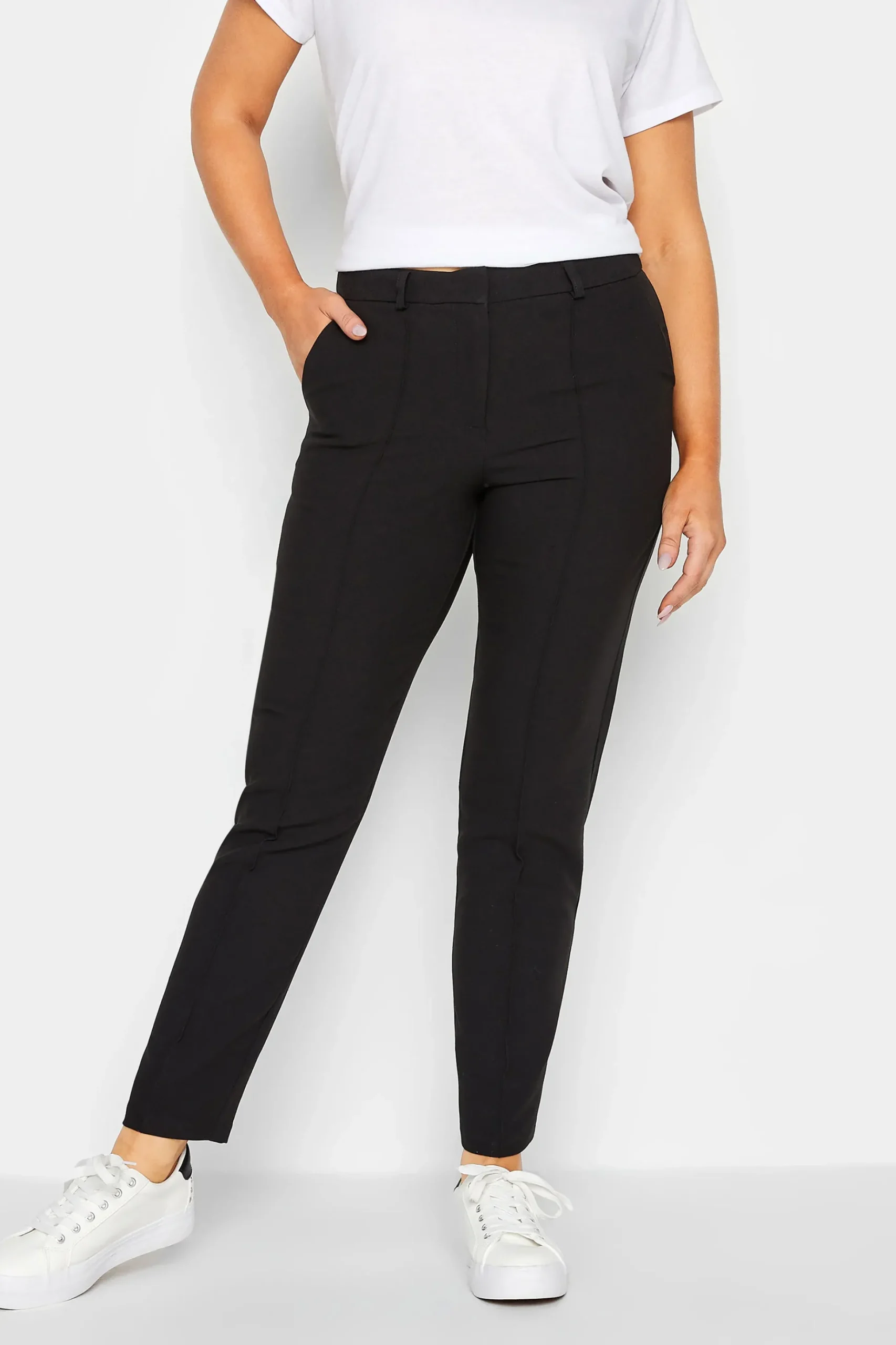 M&Co Womens M&Co Black Slim Leg Trousers