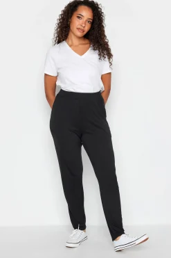 M&Co Womens M&Co Black Soft Jersey Hareem Trousers