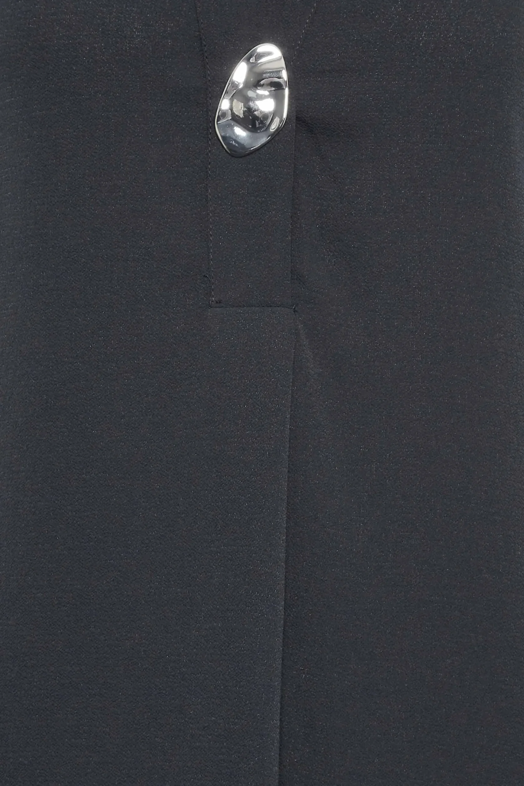 M&Co Womens M&Co Black Statement Button Tab Sleeve Shirt