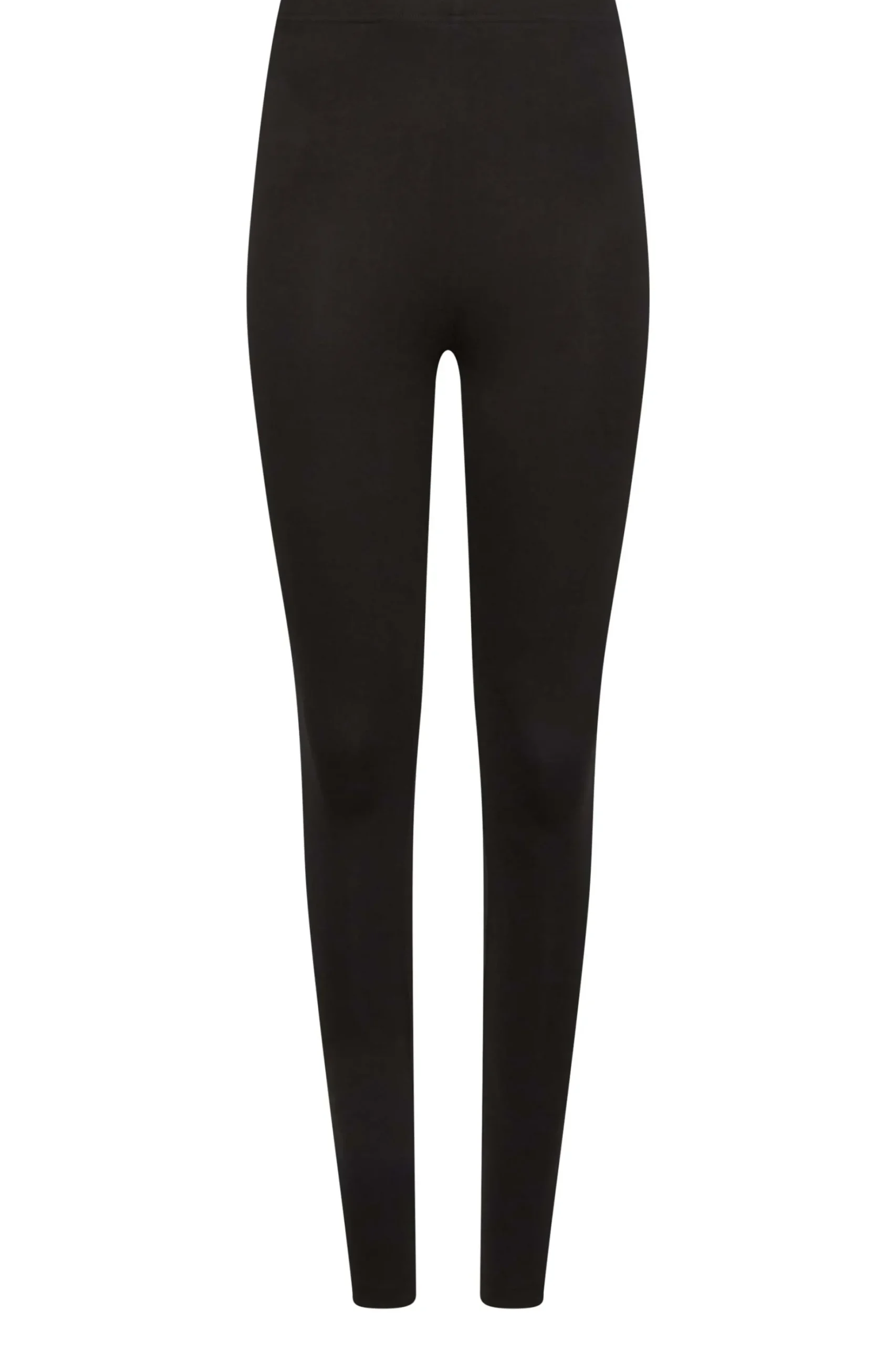 M&Co Womens M&Co Black Stretch Cotton Leggings