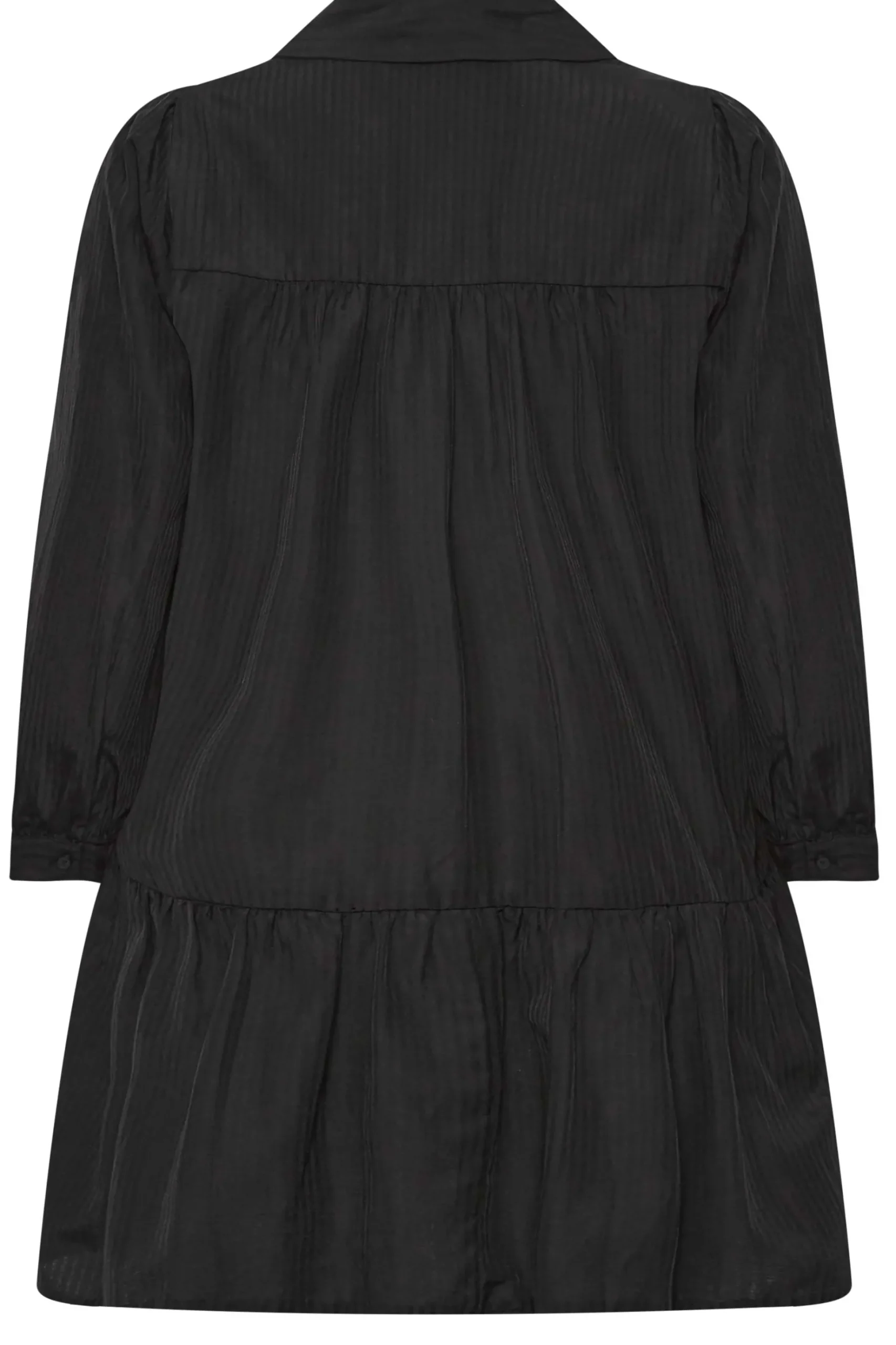 M&Co Womens M&Co Black Stripe Frill Hem Shirt