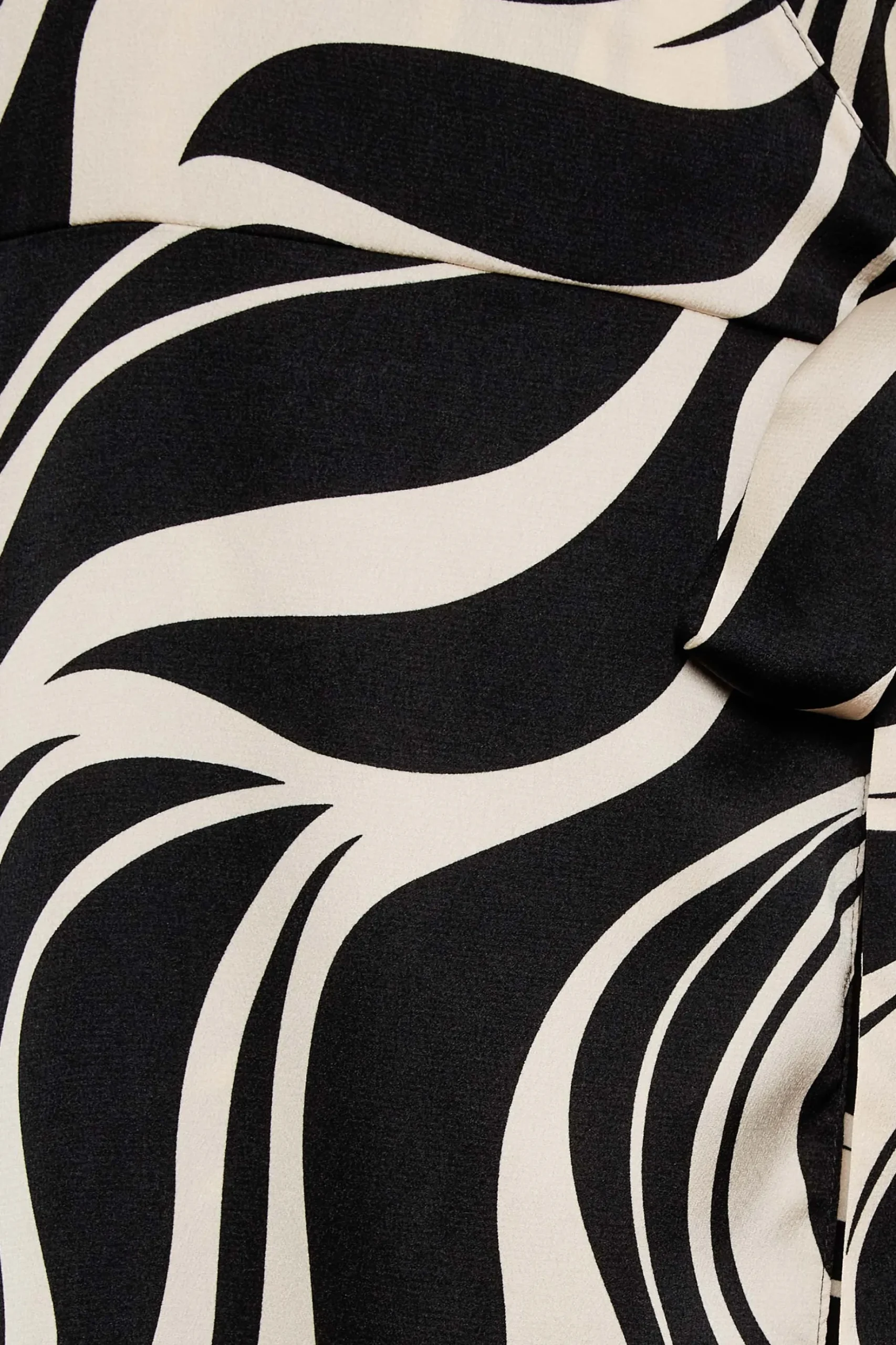 M&Co Womens M&Co Black Swirl Print Midi Wrap Dress