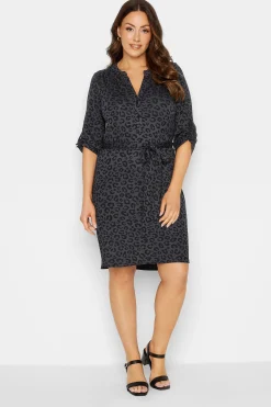 M&Co Womens M&Co Black Tie Detail Tunic Dress