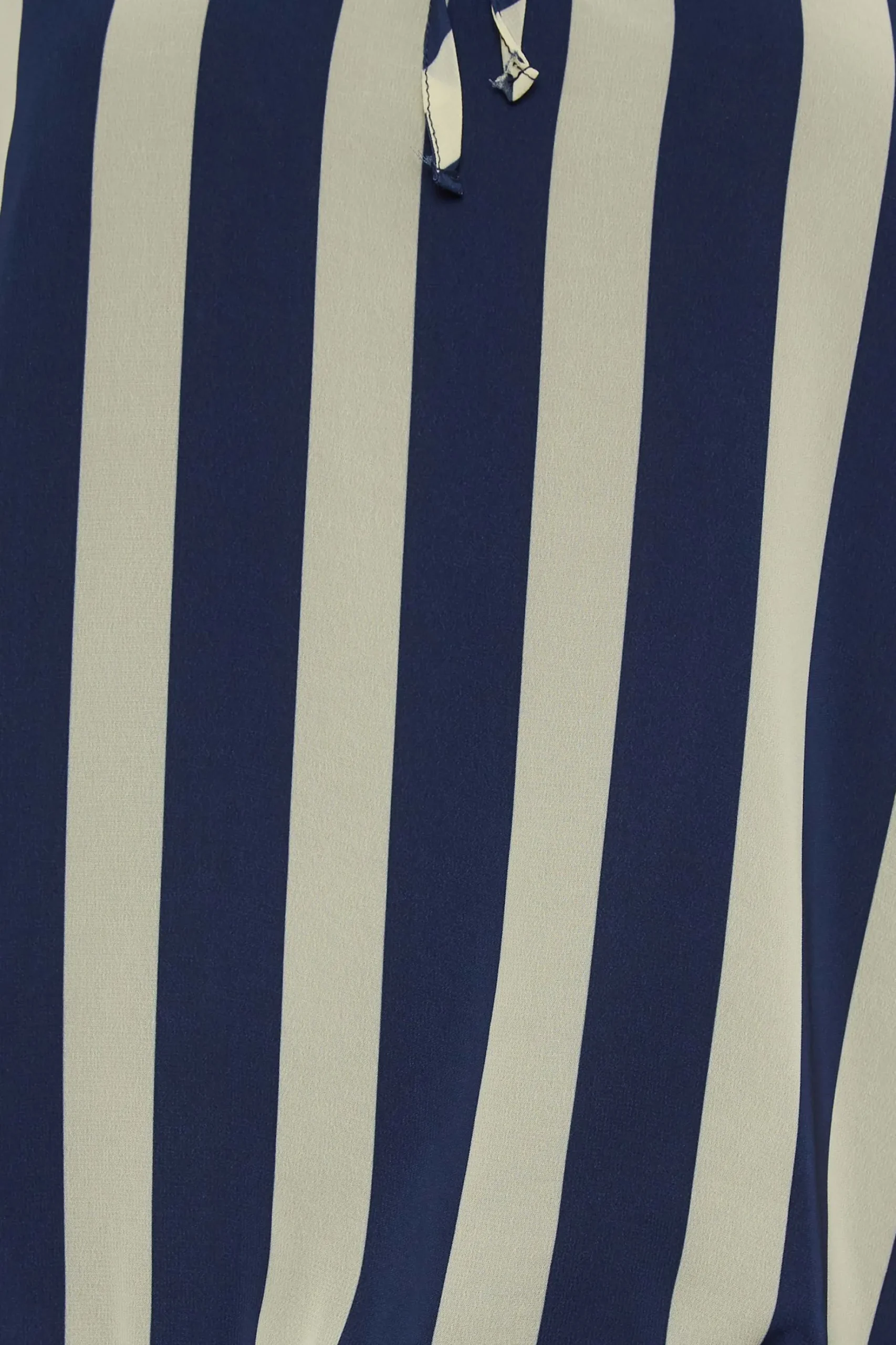 M&Co Womens M&Co Blue Stripe Tie Neck Blouse