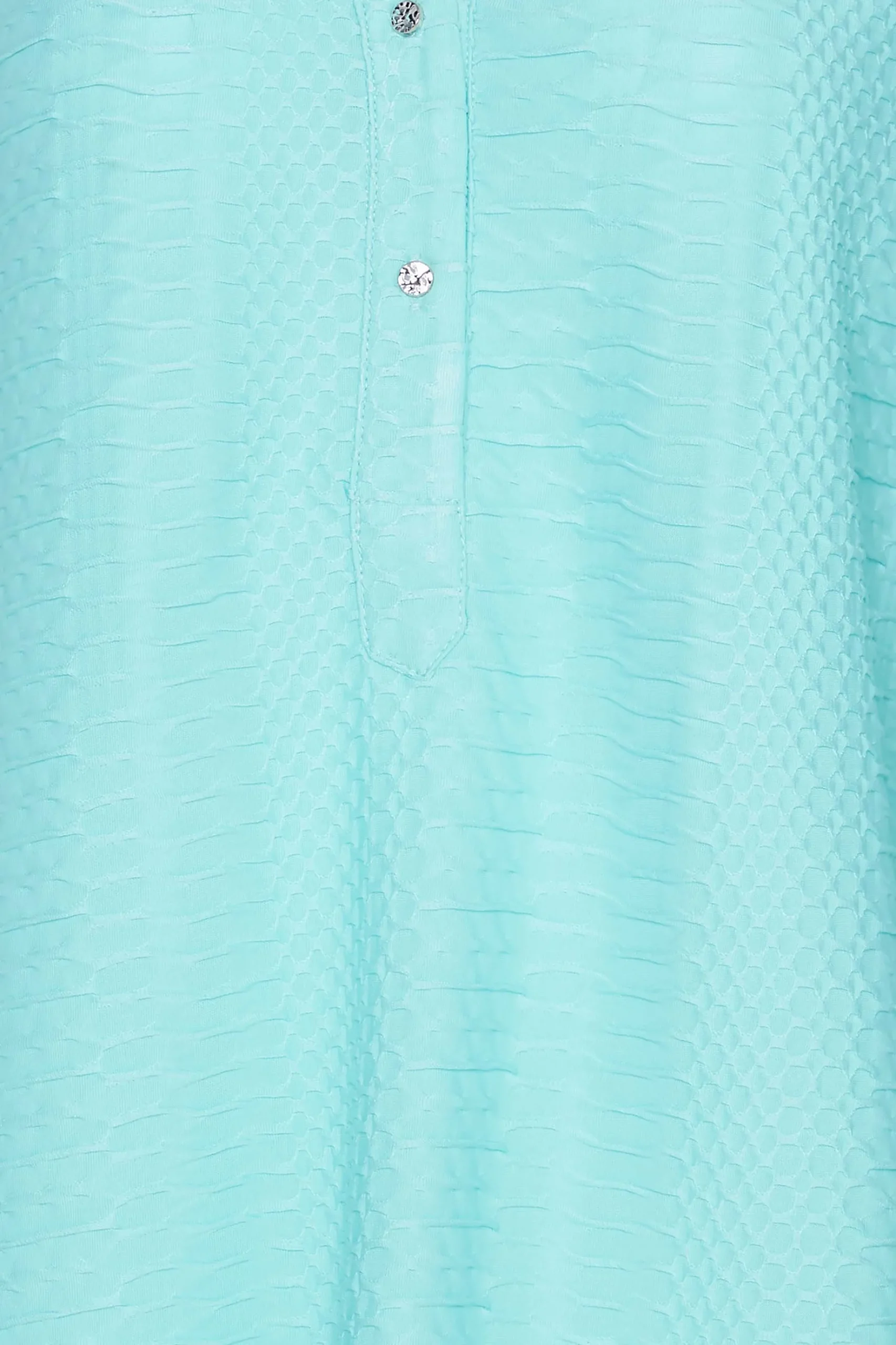 M&Co Womens M&Co Blue Textured Placket Shirt