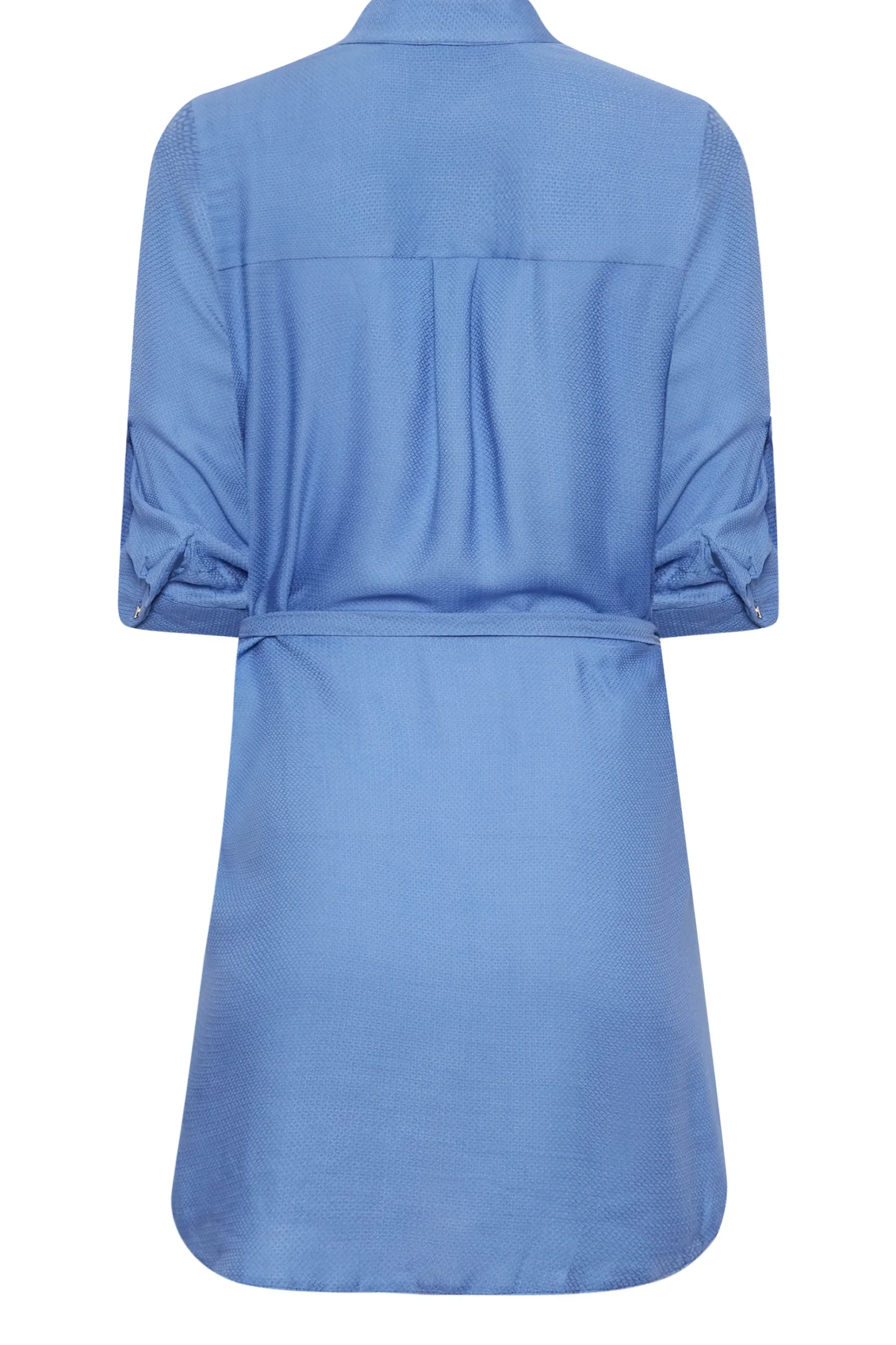 M&Co Womens M&Co Blue Tie Waist Blouse