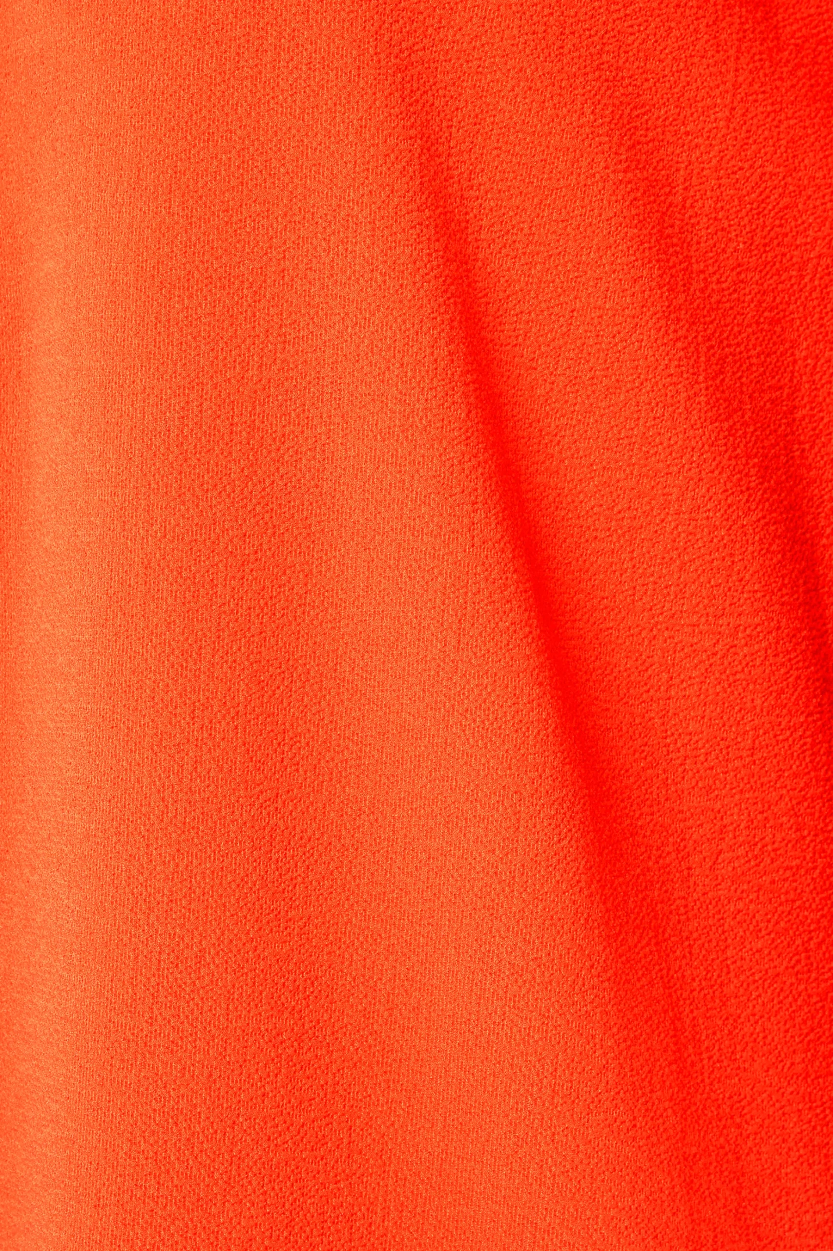 M&Co Womens M&Co Bright Orange Statement Button Tab Sleeve Shirt
