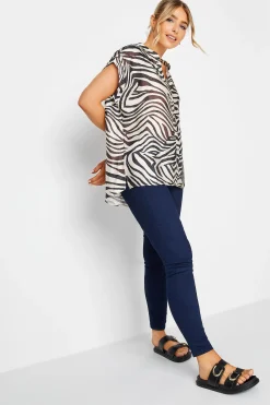 M&Co Womens M&Co Brown Animal Print Shirt