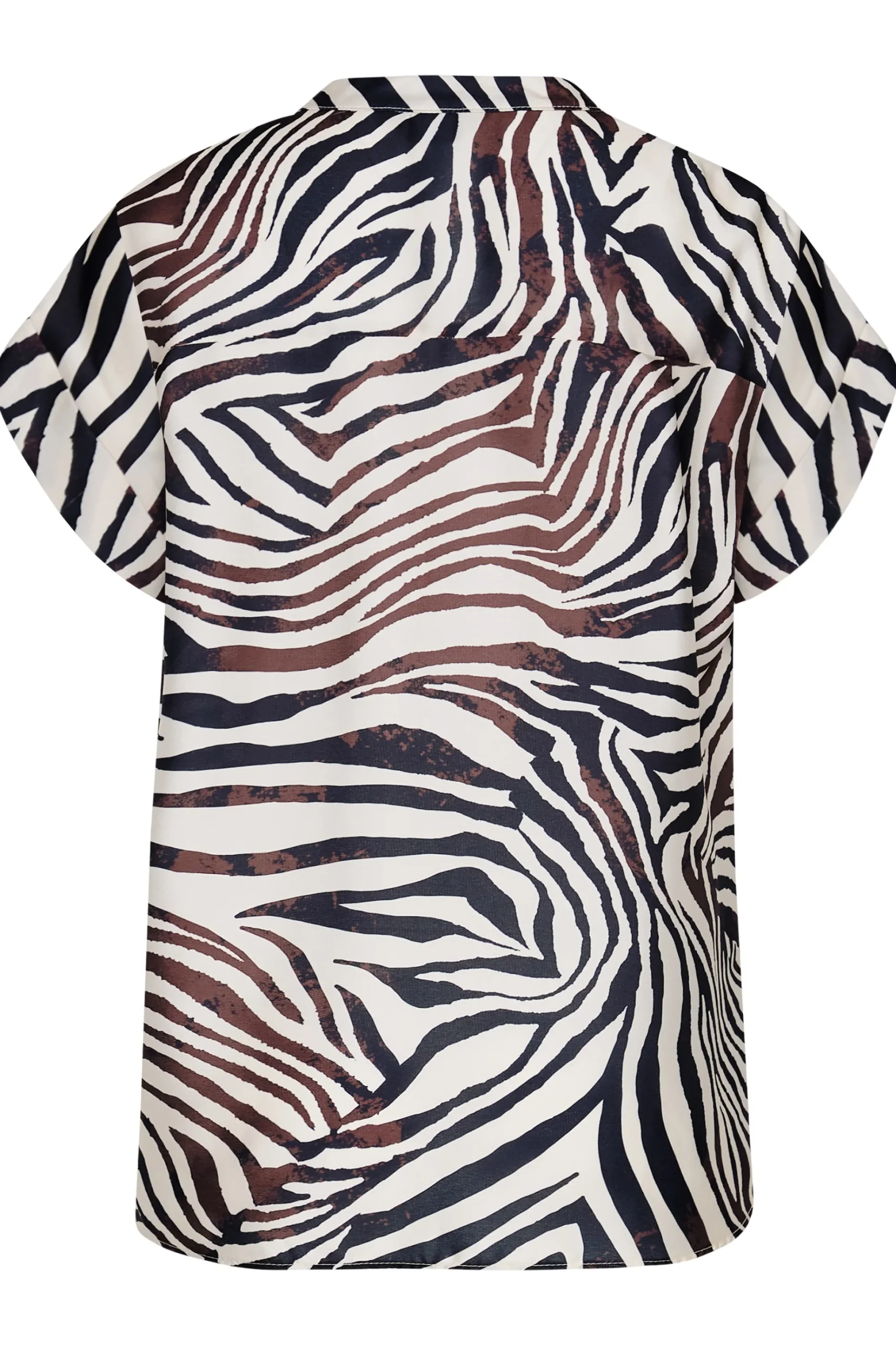 M&Co Womens M&Co Brown Animal Print Shirt