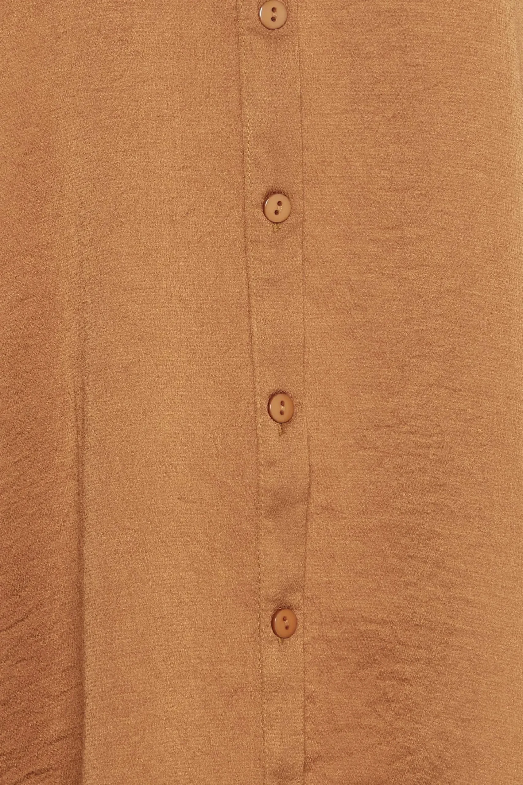 M&Co Womens M&Co Brown Satin Shirt