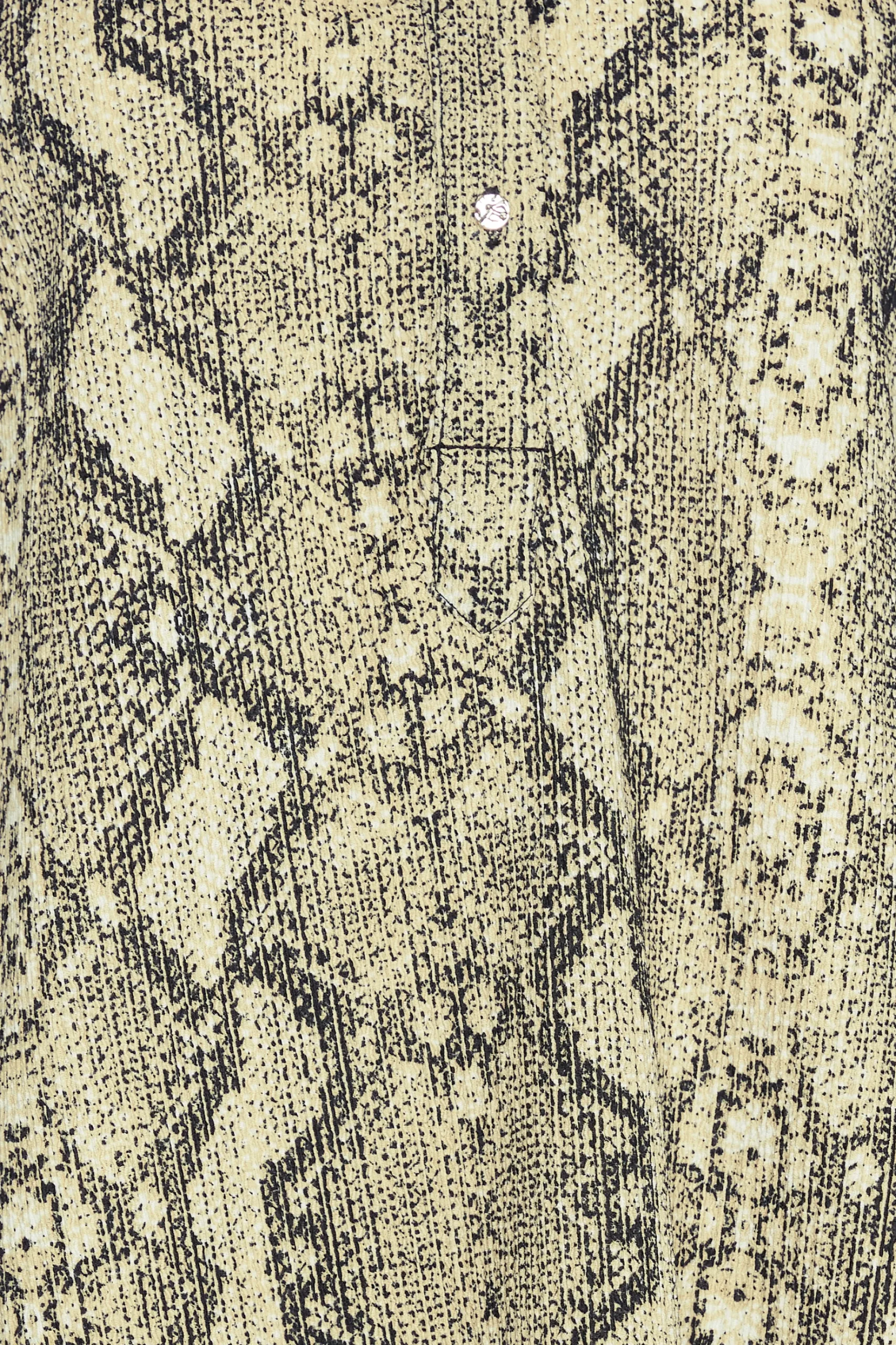 M&Co Womens M&Co Brown Snake Print Half Placket Shirt