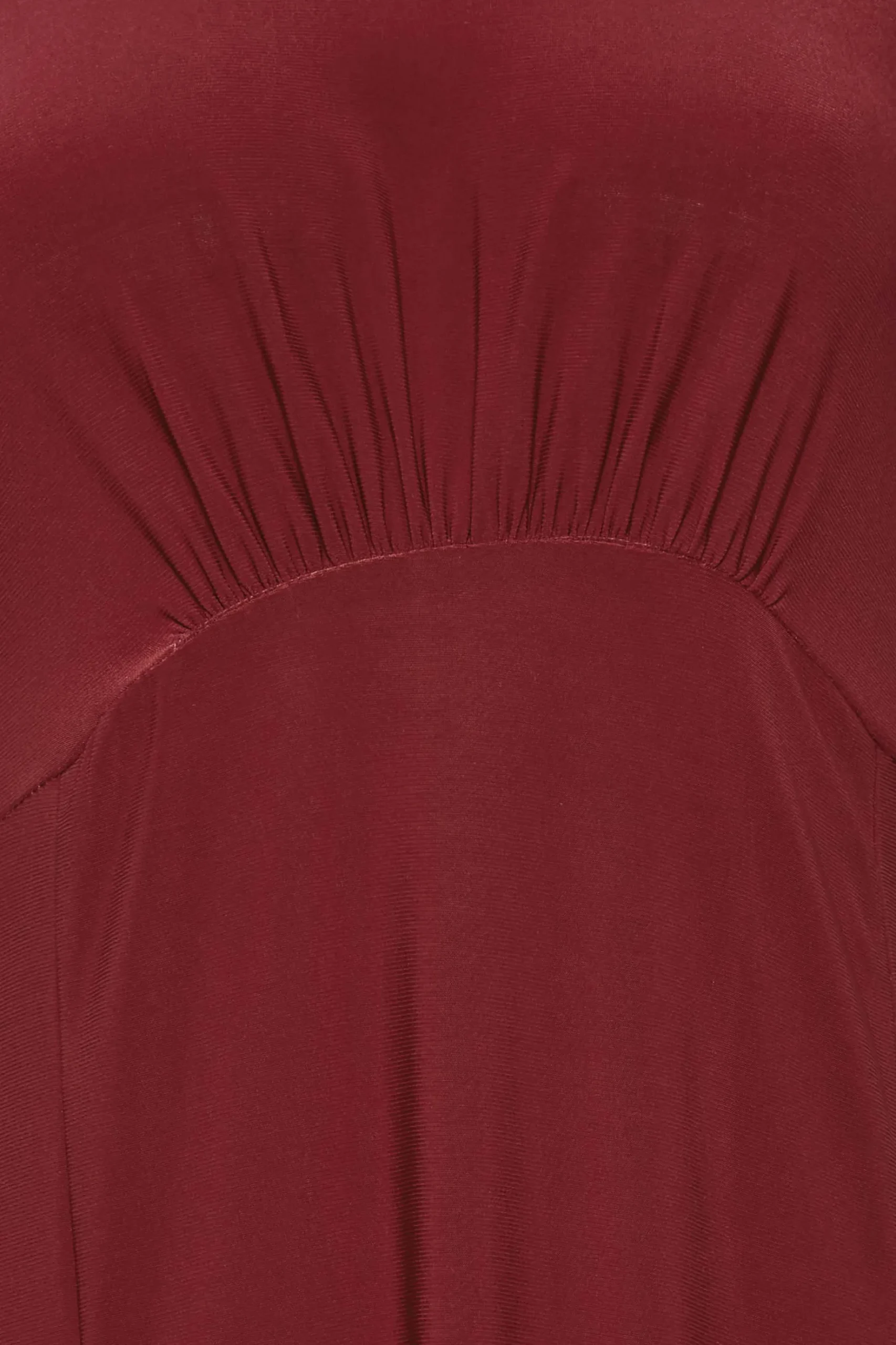 M&Co Womens M&Co Burgundy Red Angel Sleeve Split Hem Midi Dress