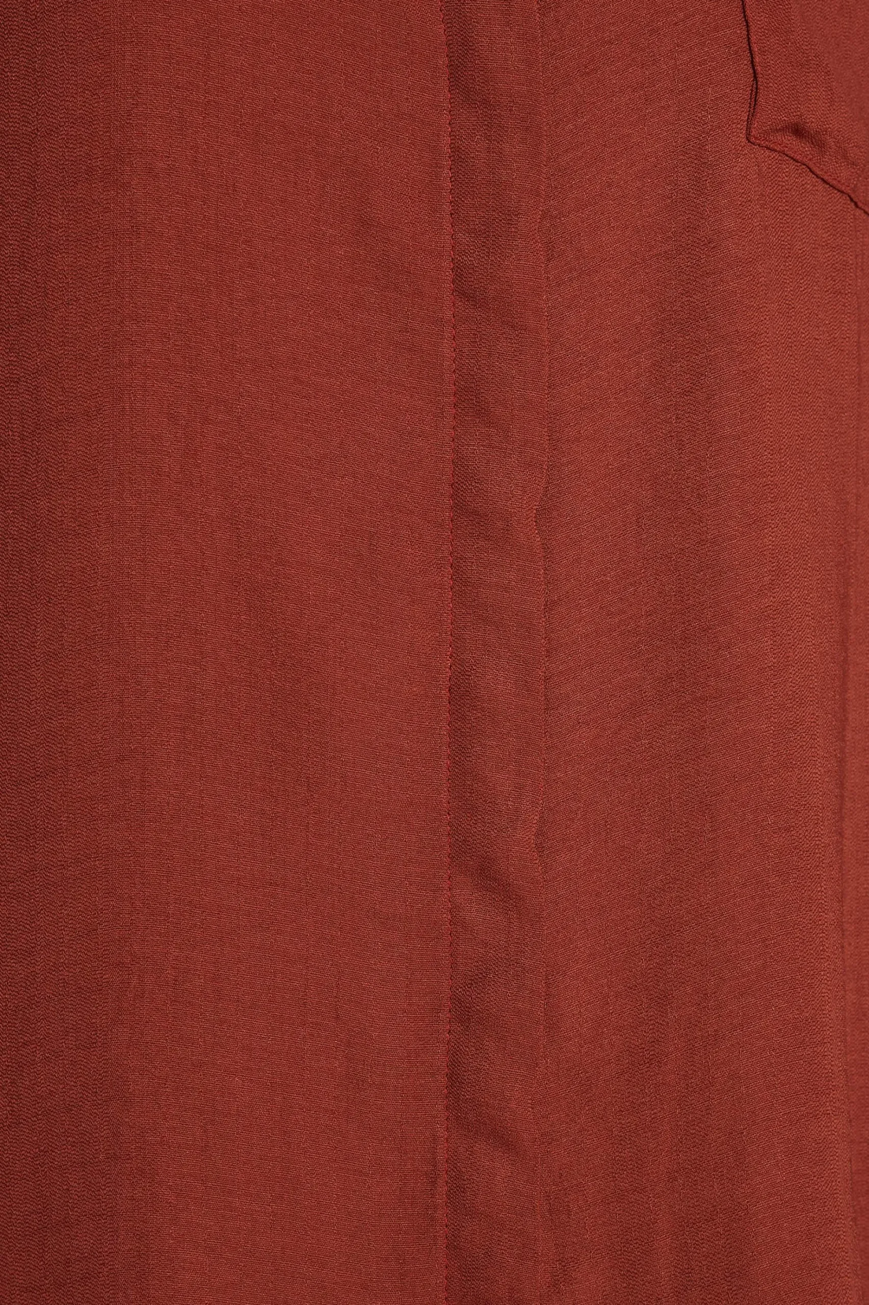 M&Co Womens M&Co Burnt Orange Button Through Pocket Shirt