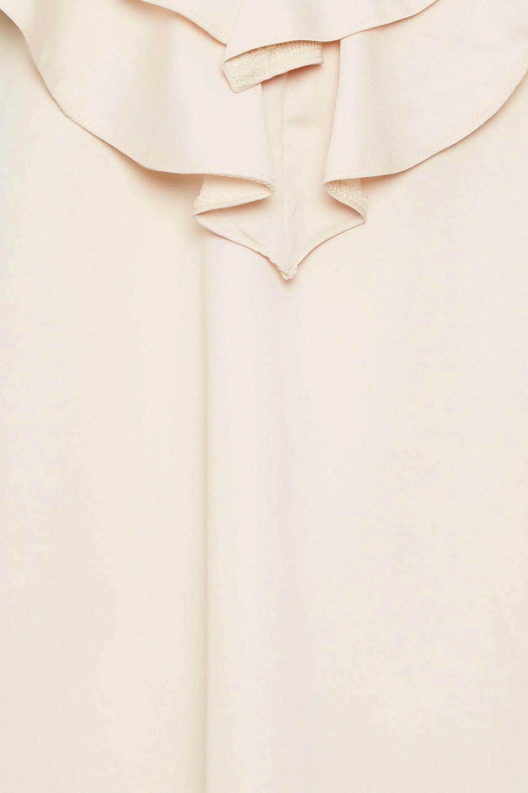 M&Co Womens M&Co Cream Frill Front Blouse