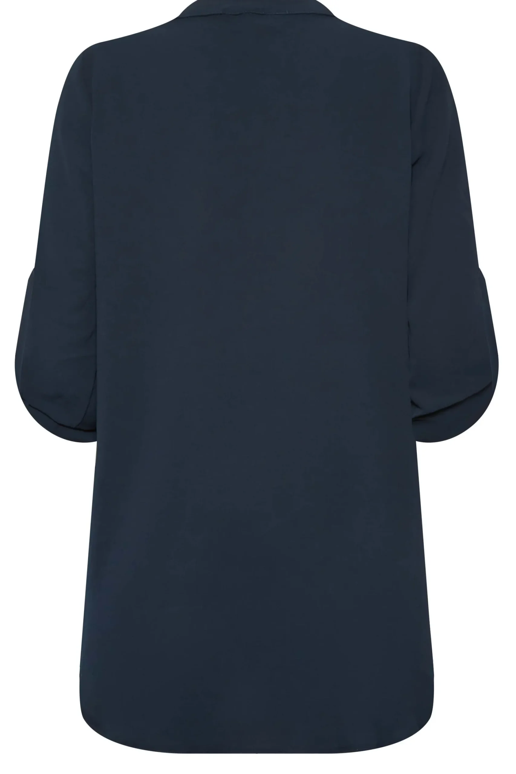 M&Co Womens M&Co Dark Blue Statement Button Blouse