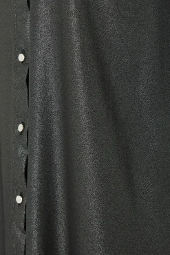 M&Co Womens M&Co Dark Grey Metallic Shirt