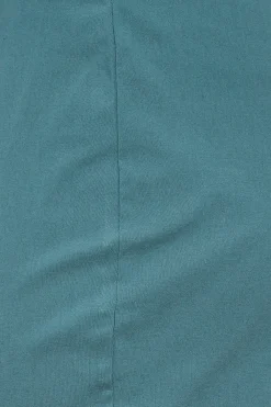 M&Co Womens M&Co Denim Blue Stretch Bengaline Trousers