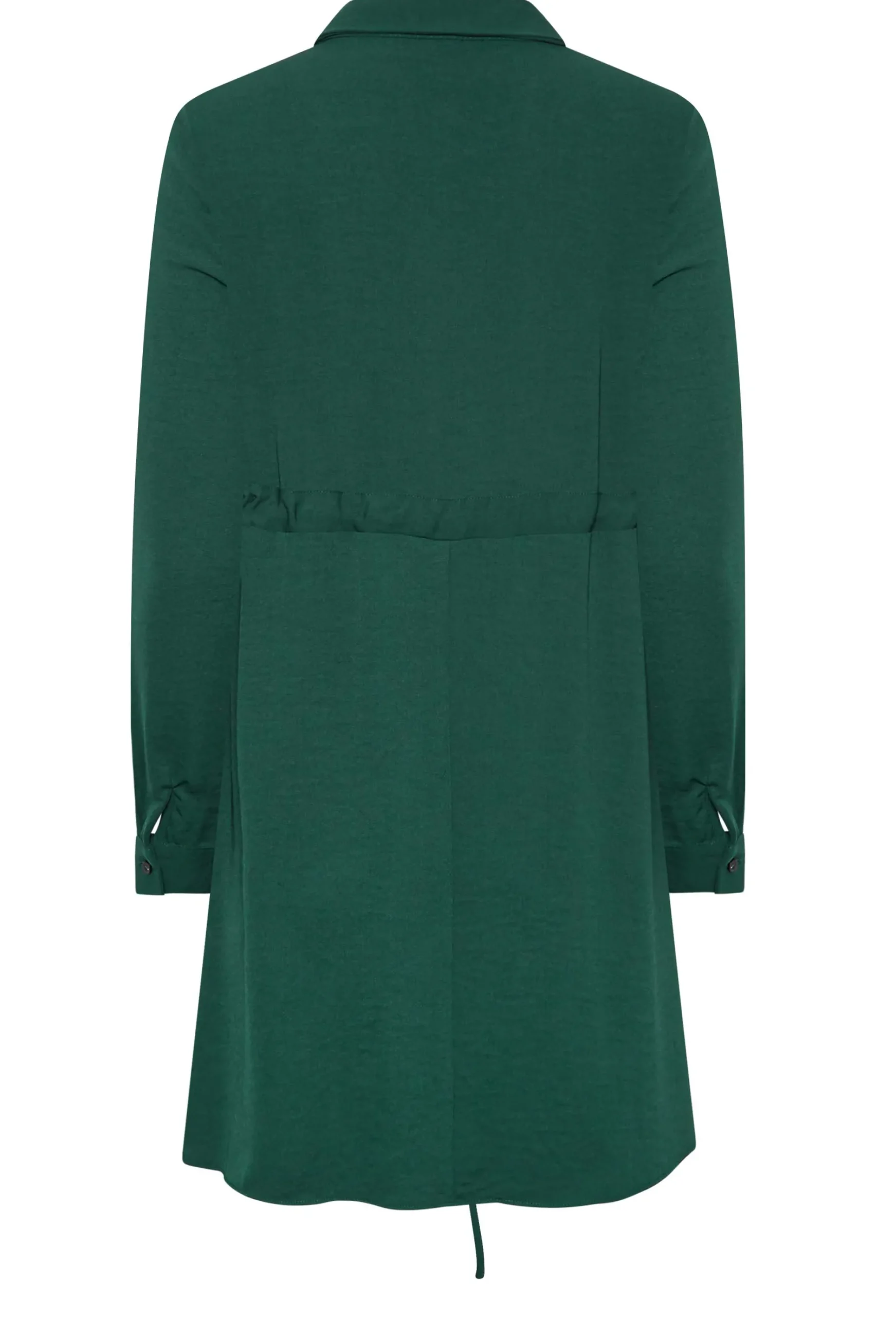 M&Co Womens M&Co Emerald Green Tie Waist Tunic Shirt
