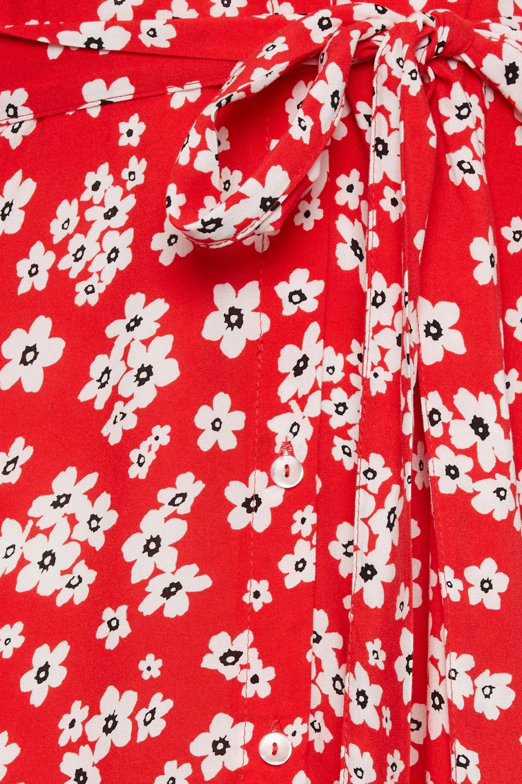M&Co Womens M&Co Floral Print Button Through Midi Dress