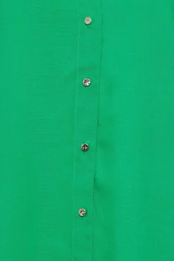 M&Co Womens M&Co Green Button Through Tunic Shirt