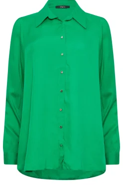 M&Co Womens M&Co Green Button Through Tunic Shirt