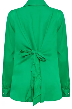 M&Co Womens M&Co Green Button Through Tunic Shirt