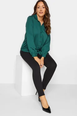 M&Co Womens M&Co Green Button Through Shirt