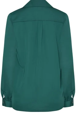 M&Co Womens M&Co Green Button Through Shirt