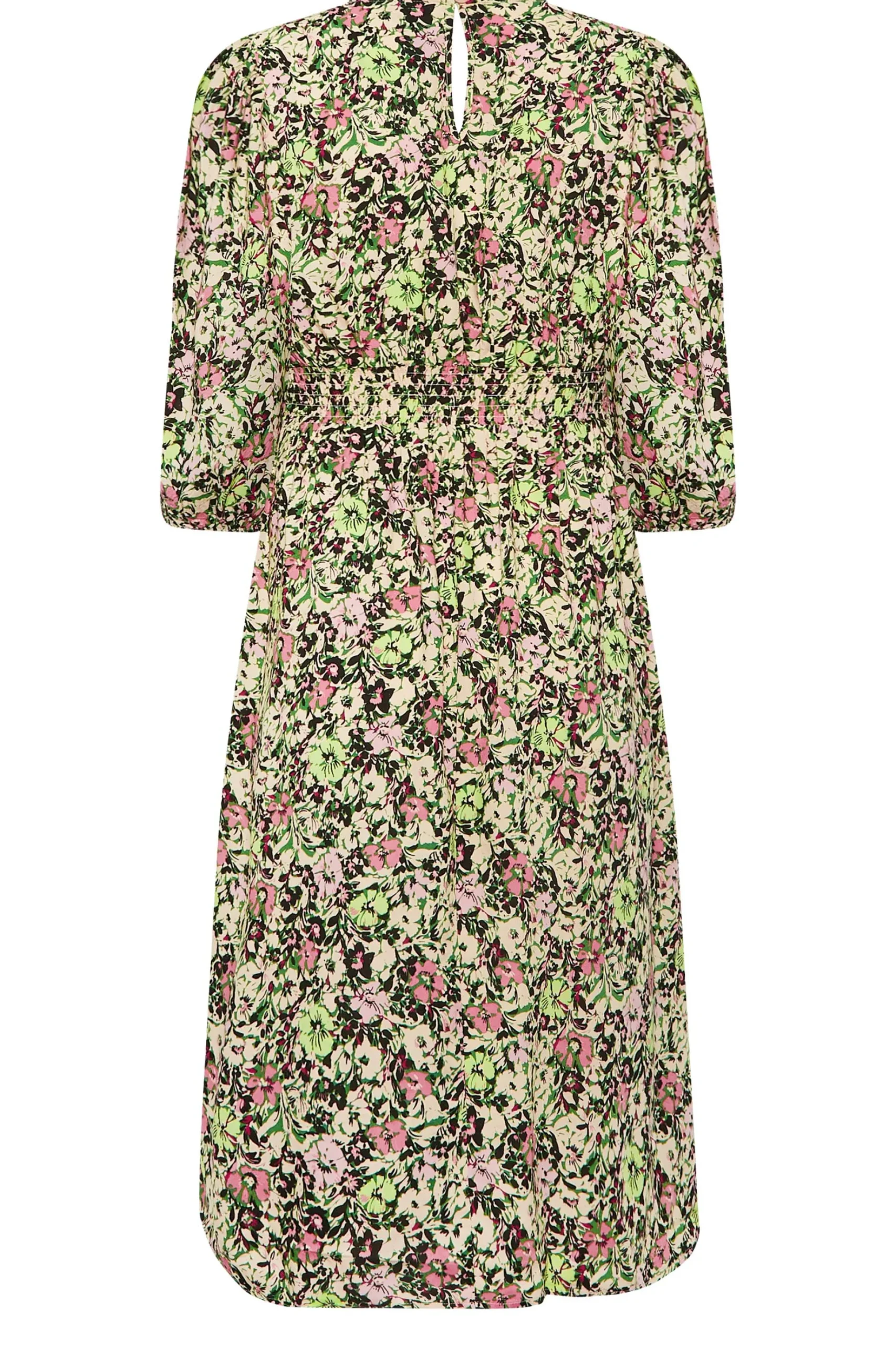 M&Co Womens M&Co Green Floral Print Midi Dress