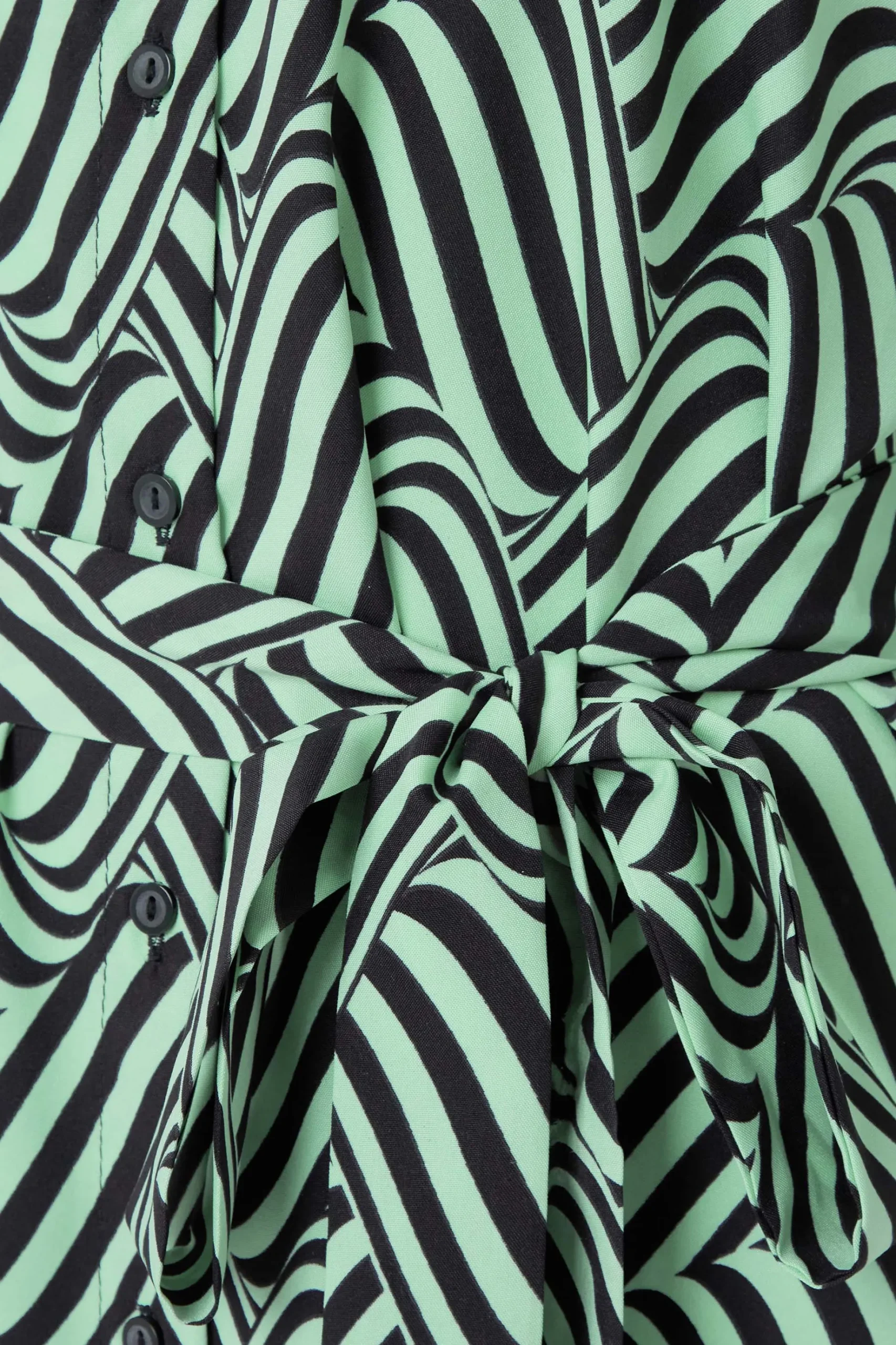 M&Co Womens M&Co Green Geometric Print Shirt Dress